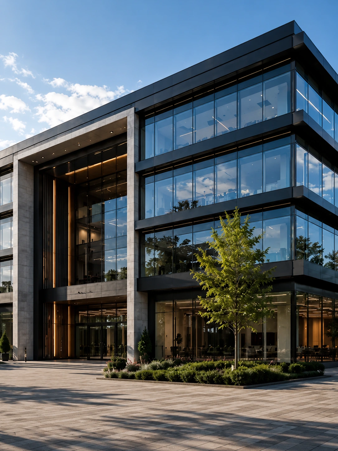 Modern office building project