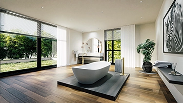 Bathroom 3D Visualisation Penthouse 2