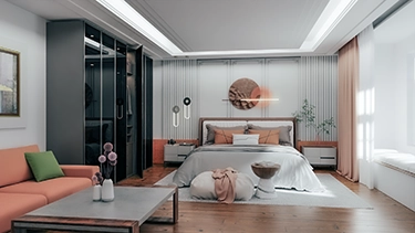 Bedroom 3D Visualisation