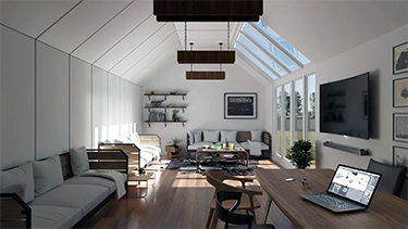 Creative Office 3D Visualisation