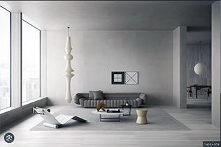 Living Room 3D Visualisation