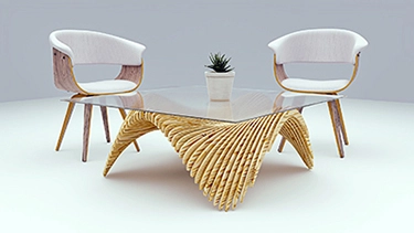 Parametric Table 3D Visualisation | Product Visualisation