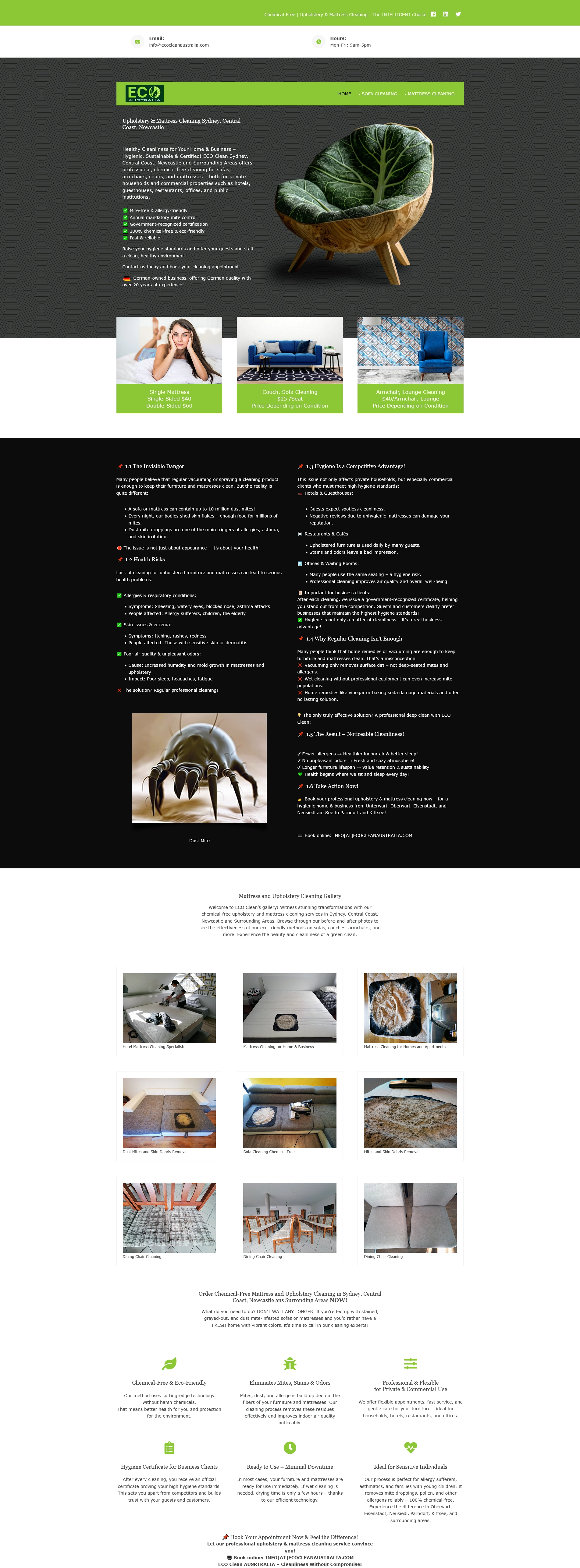 Website design Sydney – Eco Clean Sydney
